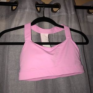 Pink Sports Bra